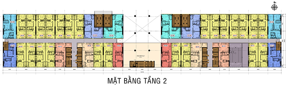 mat bang tang 2 dự án roxana plaza
