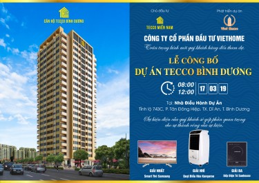 Cơ Hội Sở Hữu Chốn An Cư Lý Tưởng Tại Lễ Công Bố Dự Án Tecco Tower