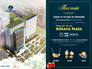 Roxana Plaza: Chỉ Từ 1,2 Tỷ Sở Hữu Căn Hộ Cao Cấp Nhất Bình Dương