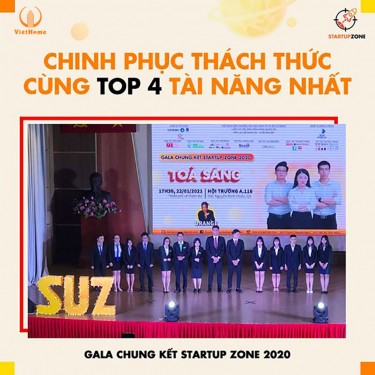 VietHome đầu tư nóng 35% cho dự án xuất sắc nhất Startup Zone 2020