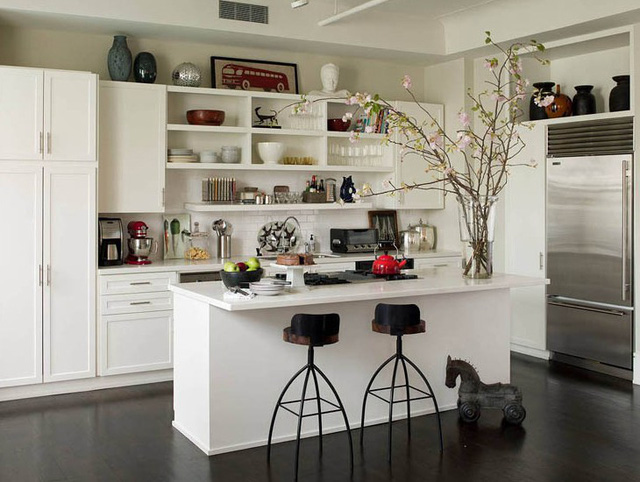 Những tủ bếp đơn giản nhưng khiến không gian bếp đẹp và sang đến không ngờ - Ảnh 4.