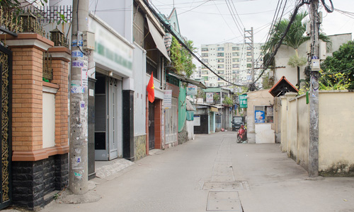 nhà phố lẻ Sài Gòn